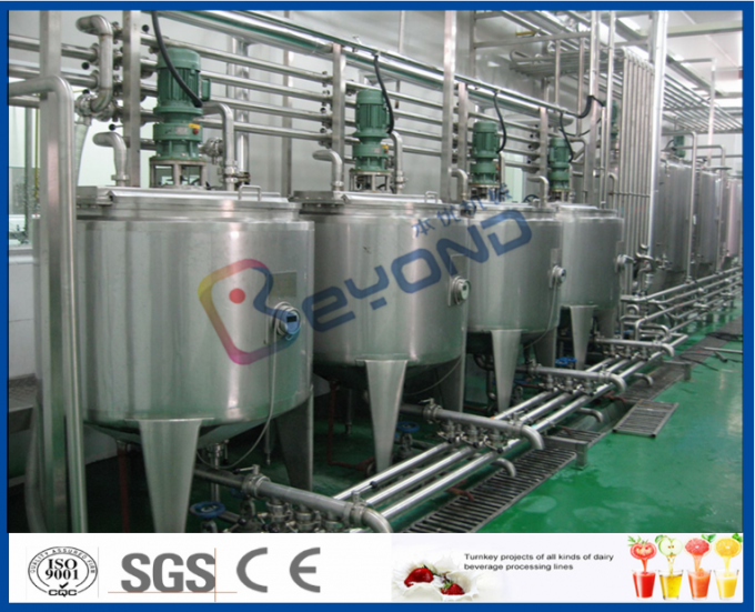 Full Auto CIP Cleaning Fruit Juice Manufacturing Plant With Fruit Juice
