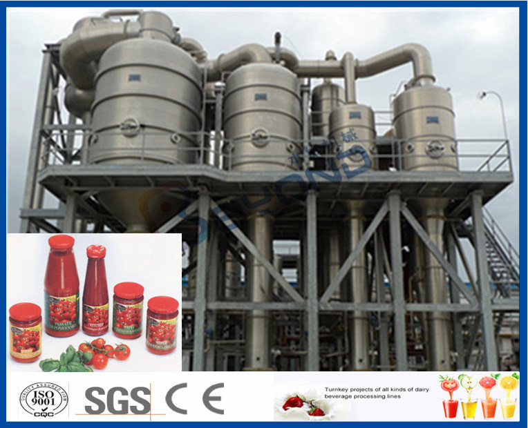 Stainless Steel Tomato Paste Processing Plant For Tomato Sauce