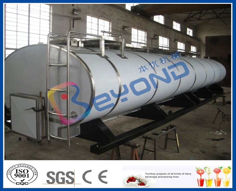 Milk Storage Stainless Steel Dairy Tanks With 20℃ +40℃ Temperature Range