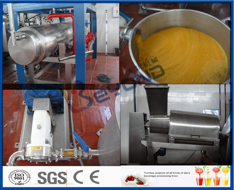 Mango Processing Equipment Mango Juice Processing Plant , Mango Juice