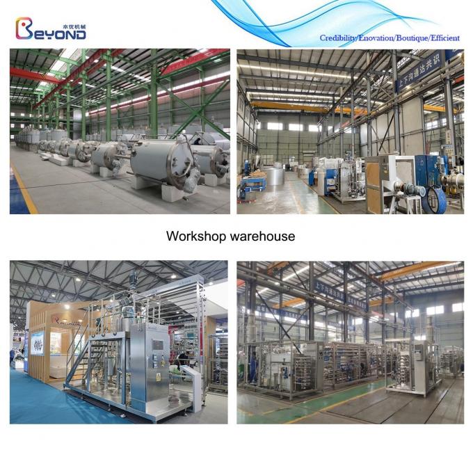 SUS304 Stainless Steel Automatic Dairy Processing Plant Milk Processing Equipment High Efficiency 8