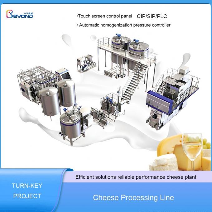 2000kg/H Mozzarella Dairy Cheese Processing Machine