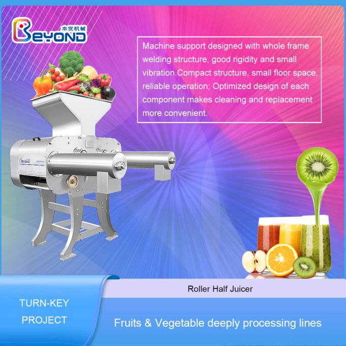 50Hz Automatic Pineapple Processing Line Fruit Extractor Machine