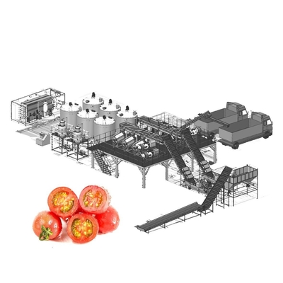 Energy Saving Type Tomato Processing Line For Jam Making