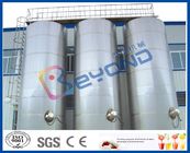 5T - 30T Miller Type Milk Storage Stainless Steel Storage Tanks With SUS304 SUS316L