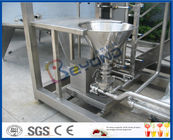 Skid Mounted 1000L / H Dairy Products Machinery , Milk Processing Plant  With Cream Separator