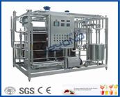 SUS304 Small Scale Milk Pasteurization Equipment , PLC Touch Screen Dairy Tech Pasteurizer