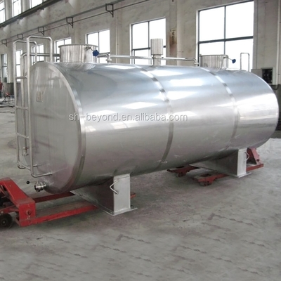 SGS Full Automatic 8000l Stainless Steel Milk Storage Tanks