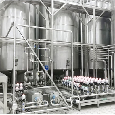 SUS304 Yogurt Processing Line Automatic Dairy Milk Processing Plant