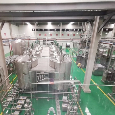 SUS304 Yogurt Processing Line Automatic Dairy Milk Processing Plant