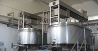 SUS304 Industrial Cheese Making Machine With Heating , Cooling Jacket And Agitator