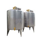 SGS SUS316L Cooling Jacket Stainless Steel Storage Tanks PU Insulation
