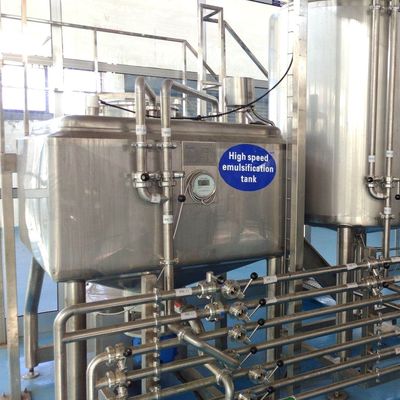 800l  Bottom Shearing Emulsification Tank For Milk Powder