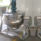 SUS304  Dairy Foods  Stainless Steel Steam Jacketed Pot Double Layer