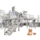 SUS304  Full Automatic Pet Food Meat Processing Machine CIP Cleaning