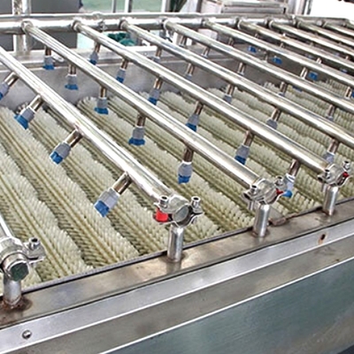 Industrial Fruit Processing Equipment Stainless Steel Fruit Brush Washer 5t/H