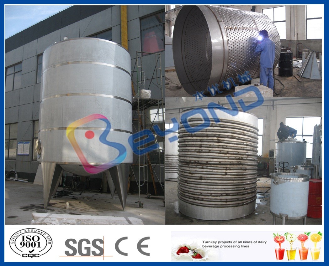 SUS304 Double Layer Tank / Stainless Steel Tanks For Juice Storage And