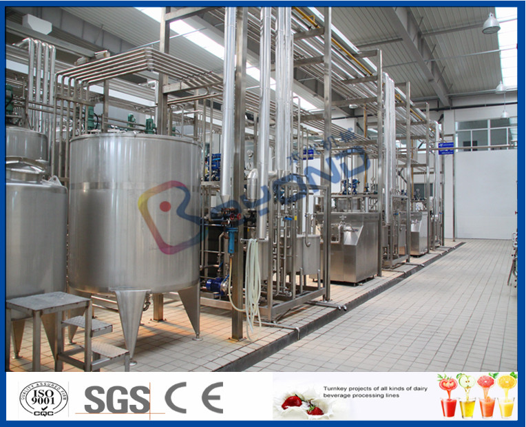 10000LPD UHT Milk Processing Line for Long Shelf Life Milk / Pure Milk