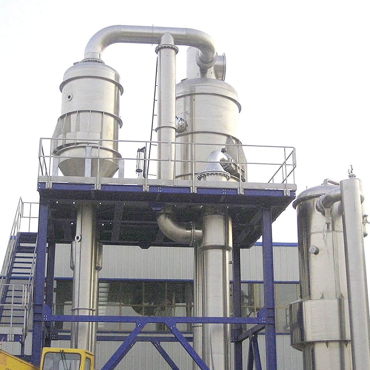 Falling Film Evaporation Multi Stage Evaporator / Triple Effect