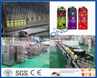 3000 - 20000BPH Fruit Juice Maker Machine Fruit Processing Unit , Fruit Juice Equipment