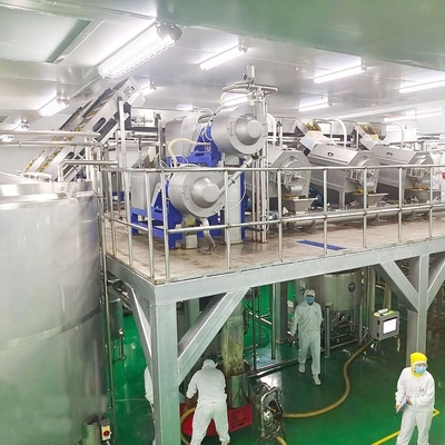 5 - 50T/H Fresh Mango Pulp Plant Automatic Separation Juice Processing