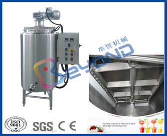 75L 150L 200L 300L Jacketed Stainless Steel Tank , High Efficiency Chocolate Melting Equipment