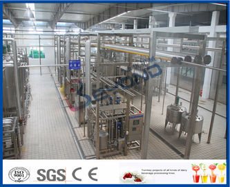 2000L-10000L per hour Flavor Milk Processing equipment with plasic bottle package