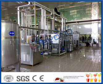 2000LPH 10000LPH SUS304 SUS316L UHT Milk Processing Plant With Filling Machine