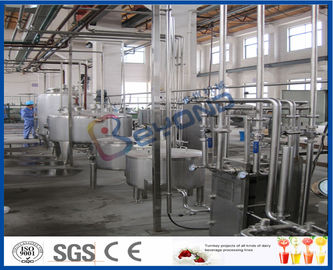 PLC Touch Screen Control Milk Products Manufacturing Machines For Pure Milk / UHT Milk / Long Shelf Life Milk