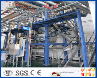 65 - 72 Brix Machine Fruit Juice Apple Processing Line With Self CIP System