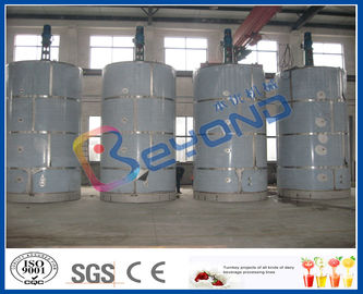 ISO 5T - 30T Large Outdoor Milk Storage Stainless Steel Milk Tank With SUS304 SUS316L