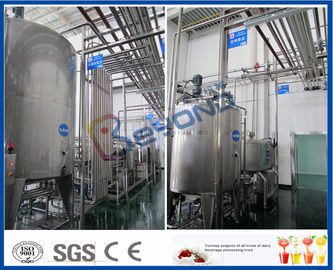 2TPH 5TPH Energy Drink Beverage Production Line With Beverage Filling Equipment