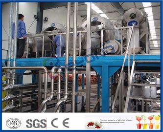 Chinese Date Fruit Juice Processing Line , ISO9001 Fruit Pulp Processing Plant