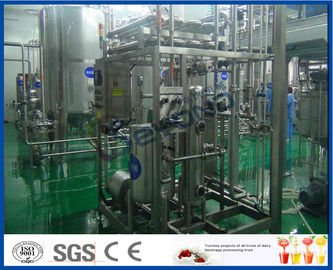 Liquid Beverage Juice Manufacturing Equipment , CIP Cleaning Juice Manufacturing Machines