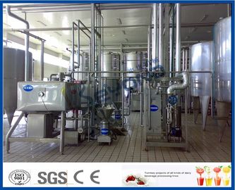 Fresh Milk / Pouch Milk / Dairy Milk Processing Plant , 1000 - 6000LPH Milk Powder Plant