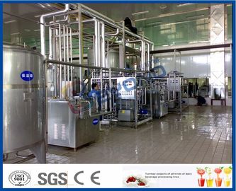 2000L/H Dairy Processing Plant With Homogenizer And Pasteurizer 3000-4000 Bottles/H