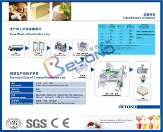 Cheese Process Cheese Production Equipment With Mozzarella Cheese Making Machine