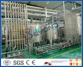 ISO SUS 304 Complete Fruit Juice Processing Line with Plastic / Glass Bottle Filling Machine