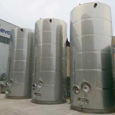 Food Grade Stainless Steel Refrigerated Milk Silo Tank 500ton 1000ton