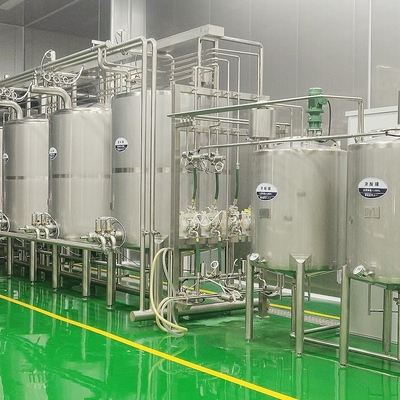 Automatic UHT Milk Processing Plant Flow Chart Condensed Milk Factory