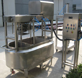 1000L/1500LSUS304 industrial cheese making machine with heating, cooling jacket and agitator for white cheese 500g size