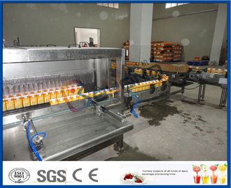 High Efficiency Fruit Juice Processing Line Process Beverage Sterilizing Tunnel
