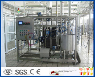 Full Automatic 200L Mini Milk Pasteurization Equipment 6KW Power Storage Tank Processing