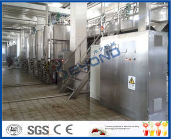 Lactic Acid Drink Milk Processing Plant Customized Dimension Low Energy Consumption