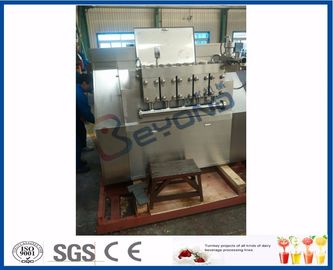 22kw Power Industrial Dairy Processing Plant High Pressure Homogenization Machine