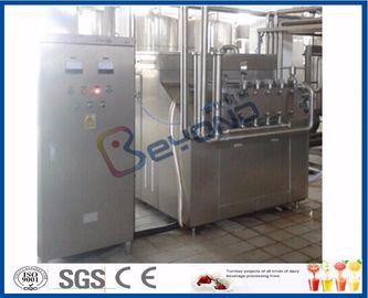 500L - 8000L Volume Small Scale Milk Homogenizer Processing Line ISO Approved