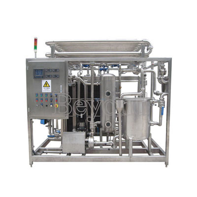 Factory Customized compact structure simple operation and convenient maintenance 1000LPH Milk Pasteurization Machine