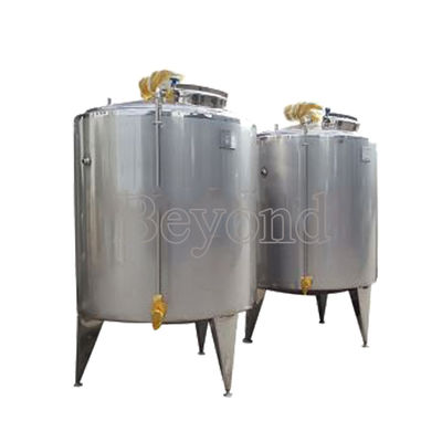 SGS SUS316L Cooling Jacket Stainless Steel Storage Tanks PU Insulation