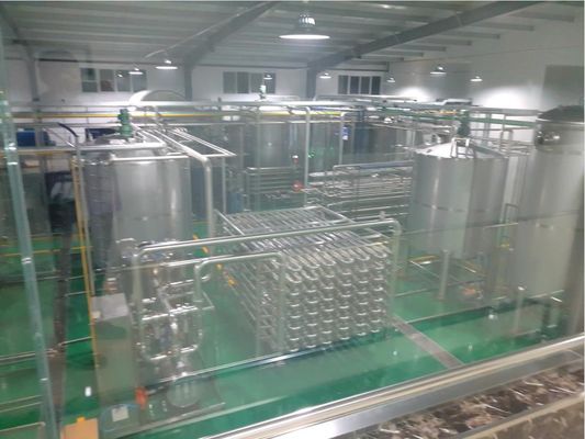 SGS 1000LPH Egg Liquid  Juice Pasteurization Equipment With Touch Screen