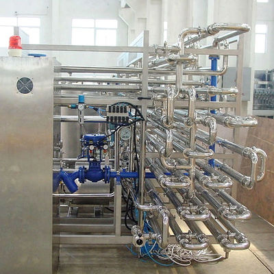 Tubular Sterilizer CIP Cleaning UHT Juice Pasteurization Machine